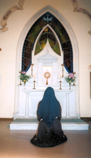 Sister at Adoration