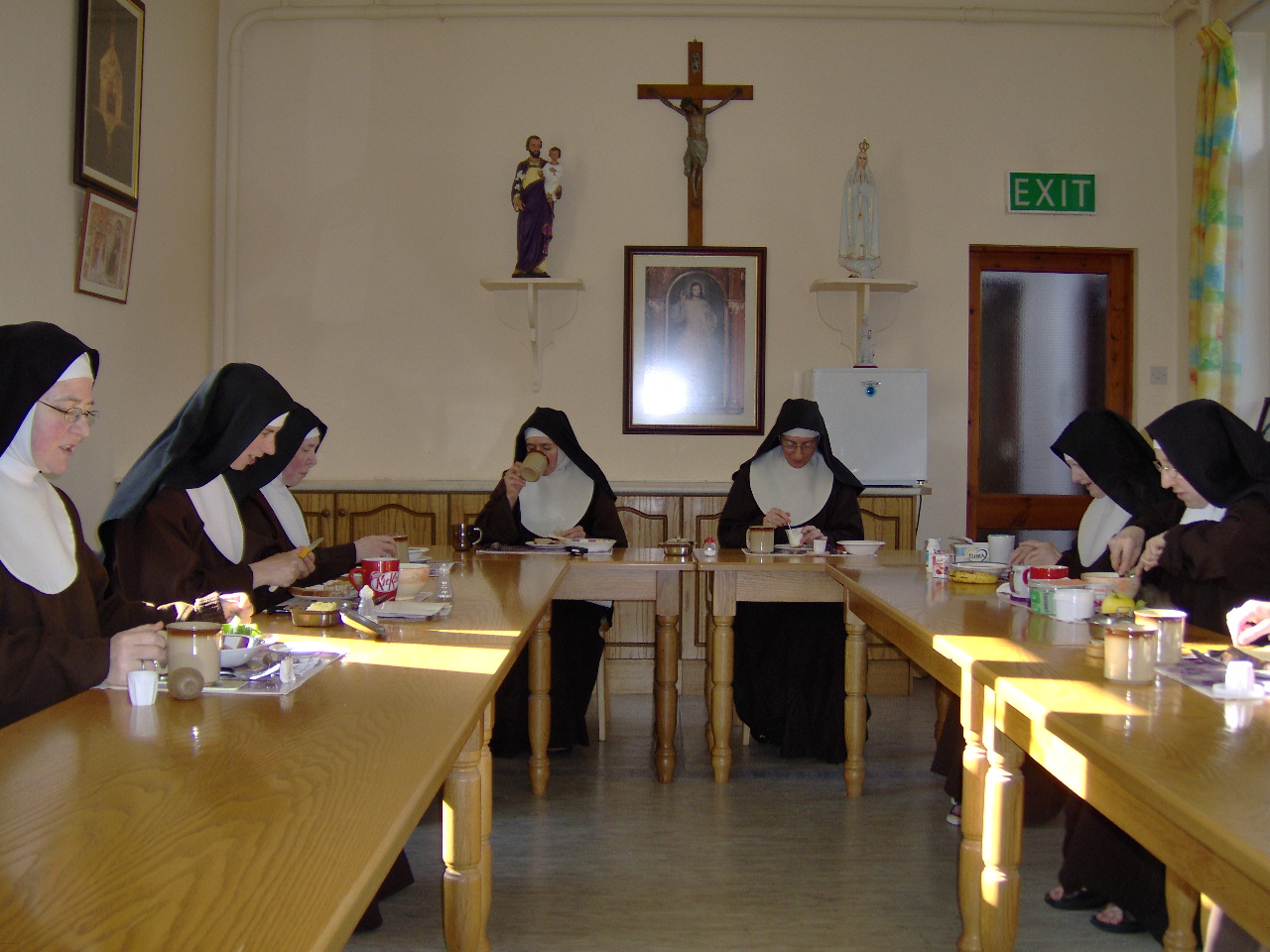 Breakfast at the Monastery